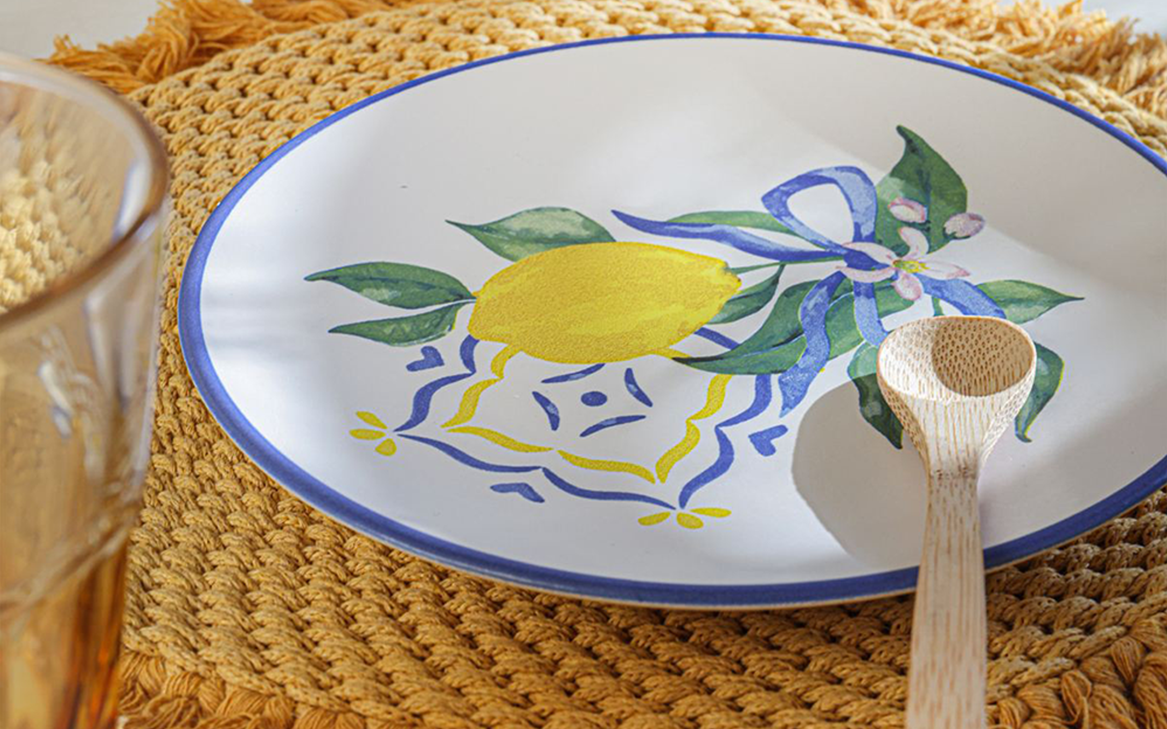 Десертни чинии 4 делови Tuscan Summer, разнобоен  3